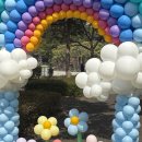 무지개투 | ✨ 제주 어린이날 포토존 풍선장식 🎈 무지개 아치 행사 세팅후기