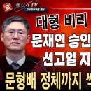 문형배 이미선 문재인 허락 맞고 선고일 지정! 문재인의 고조부가 문형배! 빵시기TV 이미지