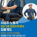 3대 기초 안전수칙 준수 집중계도(안전모,안전대,안전벨트) 이미지