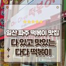 일산 파주 즉석 떡볶이맛집 다다떡볶이 비조리 포장후기