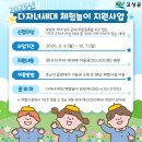 2025년 다자녀세대 체험놀이 지원사업