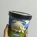 473 | 편의점 아이스크림_ 벤앤제리스 바닐라맛(파인트 473ml) 맛본 후기(가격)