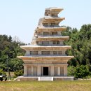 복원된 익산 미륵사지 석탑 益山 彌勒寺址 石塔 [국보 제11호]유네스코 세계문화유산 이미지