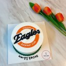 599 | 산본 599케이크 실력 이 정도였어? 한화이글스팬 생일케이크 완벽 제작 후기