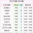 롯데제과 cf방영 스케쥴 이미지