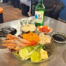 올리브퓨전포차 | 명일역 맛집, 해산물 삼합이 맛있는 포차 술집 양수산 후기 !