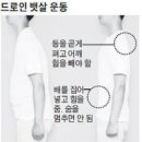 뱃살 빼는 드로인 운동 이미지