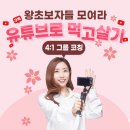 [공지] 유튜브 초보 교육 4:1코칭 컨설팅 2주 집중 코스 수강생 모집 + 유튜브 전자책 무료증정