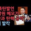 尹 대통령 &#34;홍장원 메모, &#39;대통령 체포 지시&#39;로 연계해 내란과 탄핵 공작&#34; 폭탄 발언 ﻿성창경TV 이미지