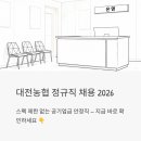 해리농협상하지점 | 대전농협 정규직 채용 2026, 스펙 제한 없는 공기업급 안정직 지금 바로 확인하세요