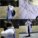 뉴발란스 롱패딩 사랑스러운 라벤더 연보라 : )