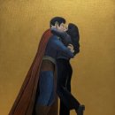 lois lane and clark kent. acrylic on canvas. 45.5cm x 33.4cm. 2025(13) 이미지