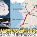 강릉↔목포 국토 X자 연결 강호축...무궁화 대신 EMU 열차로 빠르게 충북선 고속화 노선 이미지