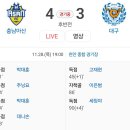 [K리그 승강 플레이오프 1차전] 충남 아산 4:3 대구 FC 이미지