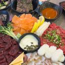 대구 다사 대실역 술집 뭉티기 맛집 육회한뭉티기&amp;연어