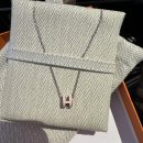 H-083 | 싱가폴 창이공항 가성비 명품 목걸이 에르메스 미니 팝아슈 로즈 드라제 실버(팔라듐) 구매 후기