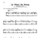 Piano - Joe Cocker / Up where we belong 악보 이미지