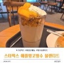 법원로R | 스타벅스 신메뉴 애플망고 빙수 블렌디드와 바질 토마토 베이글 샌드 내돈내산 솔직후기