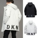 DKNY 남성 후드 로고 파카 패딩 점퍼 이미지