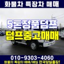 덤프중고매매 현대5톤메가트럭 정품 2만키로 실주행 이미지