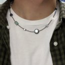 밀키블루 | 브랜드 집중하세요! 리오므(Riomeu) 스모크블루 밀키웨이 목걸이 실착 후기! 남자 착용샷 및 사이즈 추천!