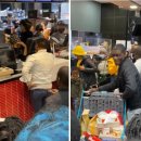 맥도날드 앞 보도 이미지