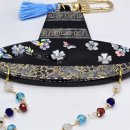 오색 자개로 만드는 고급책갈피 | “전통 자개 갓 키링 만들기 – 집에서 손쉽게 DIY 레진 공예 갓 열쇠고리”