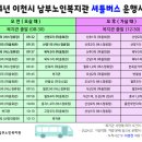 2024년 이천시 남부노인복지관 셔틀버스 운행시간표 이미지