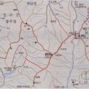 제14차정기산행"장안산"산행지도 이미지