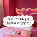 양평 블룸비스타 시크릿쥬쥬 패밀리룸 숙박후기 시크릿쥬쥬 호텔