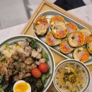 리본레시피 | 왕십리역 분식 포케 샐러드 맛집 리본레시피 왕십리점 키토김밥 후기