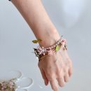 메탈 플라워 | 용산 브라이덜샤워 꽃팔찌 주문제작 후기, 생화 플라워팔찌 선물 추천 내돈내산