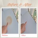 아크로힐더파크 | 송파구 잠실 롯데시그니엘 수납장 화분 얼룩 복원 후기 가구 상판 얼룩 지우기 성공