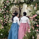 W. 청담 혼주한복 &#39;비단빔&#39; 대여, 야외 결혼식 후기