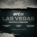 UFC 310 판토자 vs 아사쿠라 게이트 수입 이미지