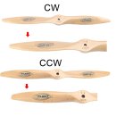 중국산 프롭의 회전 방향. CCW, CW 이미지
