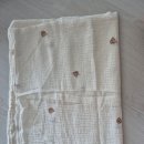 육아템 리뷰. 곰돌이자수 &amp; 체리자수 아기 여름 블랭킷 핫딜 후기｜부드럽고 사랑스러운 여름 육아템