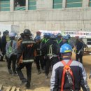 신길7현장 용접화재의 발화위험성 비상모의 훈련 이미지