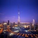 세계에서 가장 높은 빌딩 기록을 세운 버즈 두바이 이미지
