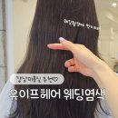 강남미용실 유이프헤어 박진희 실장 웨딩촬영 염색 솔직후기