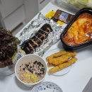 벚꽃로24길 | 신전떡볶이 신메뉴 맵닭 배달 후기| 신전떡볶이 가산점 배민 주문 솔직 리뷰