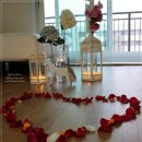 프로포즈 꾸미기 /프로포즈 생화데코/신혼집 프로포즈/프로포즈출장서비스 이미지