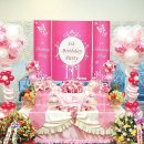 핑크 퍼프볼 장식-대전 컨벤션 센타 소우주 홀 이미지