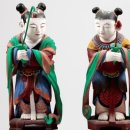 평창 상원사 문수전 목조동자상(3구) 이미지