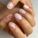 용산센트럴파크네일, 플리네일 후기｜토끼 아트