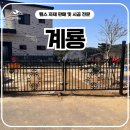 계룡디자인 | 계룡휀스 - 보리수A형 디자인쌍문으로 사유지 출입문 잡은 후기