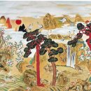 동양화 사군자 이미지