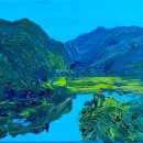 정선풍경 이미지