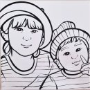 우리 가족, 팝아트 그리기 이미지