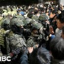 ‘Reverse Jan. 6’: South Koreans help lawmakers scale parliament to save dem 이미지